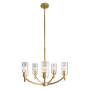 Eglo Lighting 203741A 5-Light Gold Transitional Dry Rated Chandelier