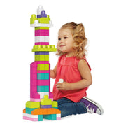 Mega Bloks DCH62 First Builders Big Building Bag, 80-Piece, Pink