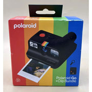 Polaroid Go +Clip Bundle Instant 12MP Camera Kit, Gen 2 (Black)