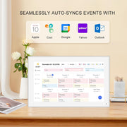 Dragon Touch 16 Inch Digital Calendar with 1080P FHD Touchscreen, Smart Family Planner, Chore Chart, Meal Planner, Wall and Desk Mountable, TM15
