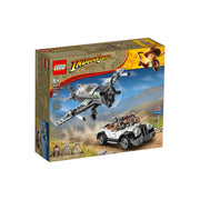 LEGO 6385843 Indiana Jones and the Last Crusade Fighter Plane Chase 77012 Building Set, Featuring a Buildable Car and Airplane Toy, 3 Minifigures Including Indiana Jones, Birthday Gift for Kids 8-12 Years Old