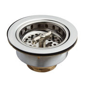Kitchen Sink Basket Strainer w/Wing Nut Stopper 3-1/2