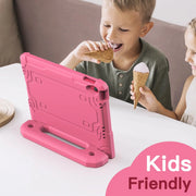 JETech 5001P Kids Case for iPad (A16) 11th/10th Generation (2025/2022) with Built-in Screen Protector, Pink