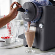 GreenPan Frost Ice Cream Maker, Frozen Drink Machine, 6 Modes, 7 Texture Settings, 2QT Capacity, No Freezer Needed, Gray
