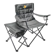 Bass Pro Shops Oversized Folding Camping Chair with Insulated Cooler, Powder-Coated Steel Frame, Padded Seat and Back, Fold-Out Side Table, Built-In Cell-Phone Holder, 2 Mesh Drink Holders