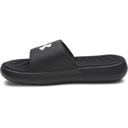 Under Armour Ignite Pro 8 Men's Fixed Strap Slides, Black White, Size 9, 6010383-004