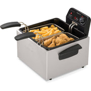 Presto 05466 Stainless Steel Dual Basket Pro Fry Immersion Element Deep Fryer