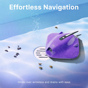 Maytronics Sonar Ray Cordless Robotic Pool Vacuum Cleaner, Purple, For Pools up to 26 FT