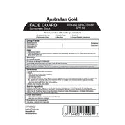 Australian Gold Face Guard Sunscreen Stick, Broad-Spectrum SPF 50, Water-Resistant, Moisturizing, Travel Size, 0.5 oz