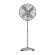 Holmes 16 Inch Oscillating Pedestal Fan, 3-Speed, Adjustable Height and Tilt, Brushed Chrome, 14545