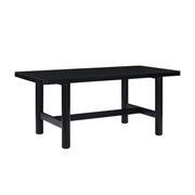Better Homes & Gardens Adlin Rectangle Dining Table, Charcoal Finish, Box 1 of 2