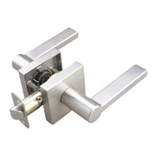 Mabry Passage Set - Lever Handles - Brushed Nickel