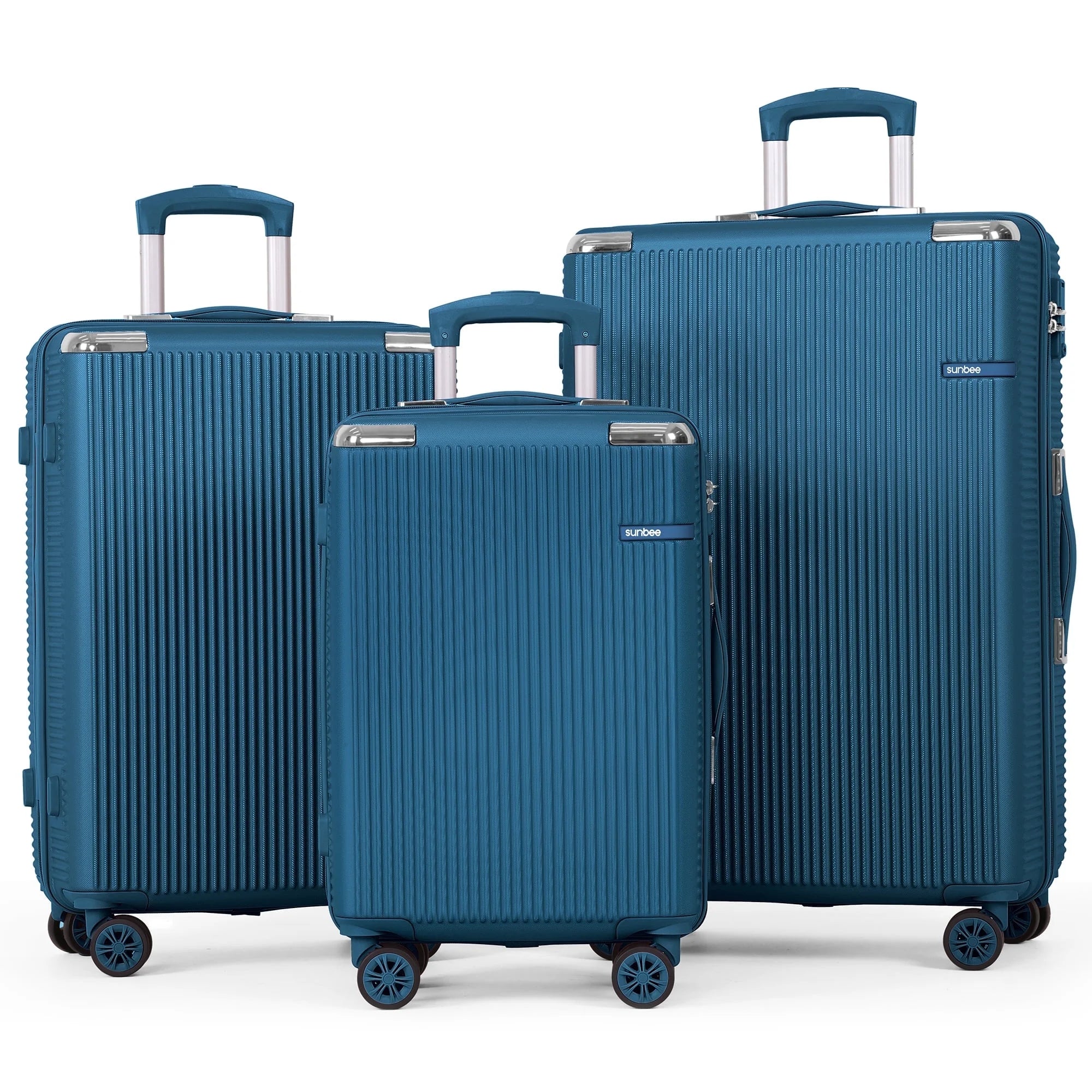 Sunbee Hardside Luggage Set 3 Lightweight, Blue – VIPOutlet