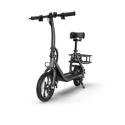 Jetson JRY350-GBL Ryder Pro Electric Scooter, Gray/Black