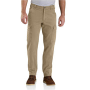 Carhartt Men's Relaxed Straight Rigby Cargo Pant, Rugged Flex Stretch Canvas, Dark Khaki, 31W x 34L, 103574-253