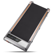 Naipo TM-XM102 Treadmill Walking Pad 2.5HP with LCD Display Portable Wheels and Max Capacity 265lb