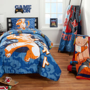 Naruto Kids 5 Piece Reversible Comforter Bedding Set, Blue, Full, Polyester Microfiber, 7B0456