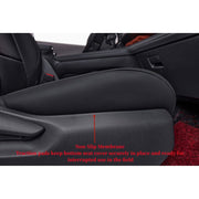 Coverdream Sienna Car Seat Covers Custom Fit Waterproof Leatherette Full Set Black 8-Passenger 2nd Row Bench with Removable Middle Seat 2021-2026 LE XLE