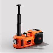 SZTAA Electric Car Jack Lift, 5 Ton Hydraulic Jack with Air Compressor and Emergency Hammer, Orange