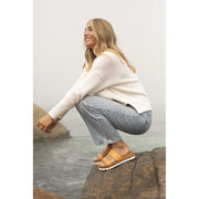 Reef Cushion Vista Hi Slide Sandals for Ladies - Natural - 6M