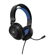 Corsair CA-9011383-NA HS35 v2 Multiplatform Gaming Headset with Microphone for PC, Mac, Mobile, PlayStation 5, Xbox - Blue