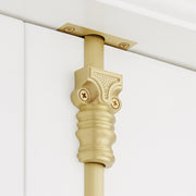 Signature Hardware Romlain Window Cremone Security Bolt, Solid Polished Brass, Right-Hand Lever, 72 Inch