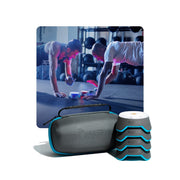 BlazePod Reaction Training Platform, 4 Pods Athletes Kit with Charger and Carrying Case, Grey