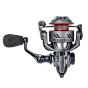 Lew's Speed Spin CRX 200 Spinning Fishing Reel, 6.2:1 Gear Ratio, 10-Bearing System, Graphite Frame, Gray/Red