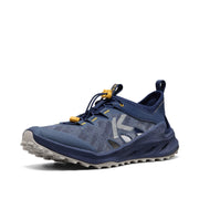 KEEN Zionic ADV Open-Air Hiking Shoes for Men, Lightweight Breathable Textile Upper, Quick Cinch Bungee Closure, Stability Shank Plate, Rugged Rubber Outsole, Naval Academy, 10