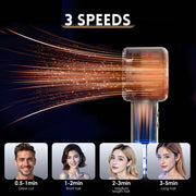 Lescolton Ionic Hood Hair Dryer, 1400W Brushless Motor, 3 Wind Speeds, 3 Temperature Settings, 4 Attachments, Black, LS-097