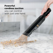 Shark WANDVAC Cordless Handheld Vacuum Cleaner, Lightweight Portable 1.4 lbs, Powerful Suction, Charging Dock, One-Touch Empty, Pet Hair Tools, Black, WV201BK