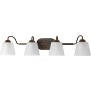 Progress Lighting P2130-20 Traditional/Casual 4-100W Med Bath Bracket, Antique Bronze