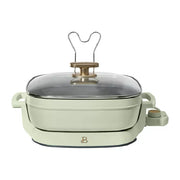 Drew Barrymore 19169 Beautiful 5-in-1 Electric Expandable Skillet, Sage Green