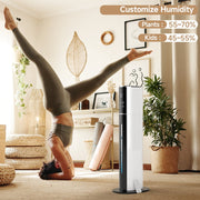 Topteng Ultrasonic Humidifier Large Room 9L Capacity, 3-Speed Smart Humidity Control, Cool Mist, Remote Controlled, White