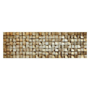 Empire Art Direct Textured 2 Metallic Hand Painted 3D Rugged Wooden Blocks Gold Leaf Wall Art, 72 in x 22 in, PMO-120912B-7222
