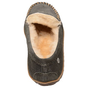 Minnetonka Sheepskin Terese Slippers for Ladies - Charcoal - 9M