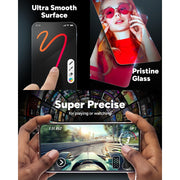 ZAGG Glass Elite Screen Protector for Apple iPad Air 13 Inch M2 M3, Ultra-Strong Aluminosilicate Glass, Scratch-Resistant, Smudge-Free, Reinforced Edges, Clear
