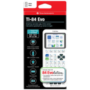 Texas Instruments TI-84 Evo Graphing Calculator with Python Programming, Icon Home Screen, USB-C Port, 3x Faster Processor, White