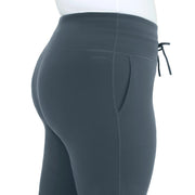 Mondetta Womens Stretch High Rise Straight Leg Active Pant, Black, Medium, 1917373
