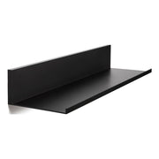 Hangman No Stud Floating Shelf, 24 in, Black Aluminum, Patented Cleat System, Level and Hardware Included, WM-L24B