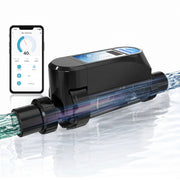 Rinoson Smart Saltwater Pool Chlorinator System WiFi App Control Self-Cleaning 33,500 Gallons
