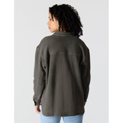 Carhartt Oversized-Fit Heavyweight Waffle Knit Long-Sleeve Shirt - Carbon Heather - 2X