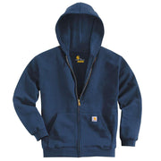 Carhartt Men's Midweight Hooded Zip-Front Sweatshirt, New Navy, X-Large, K122-472