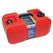 Scepter 10511 6-Gallon Marine Fuel Tank Rectangular Under Seat Gas Container, Red