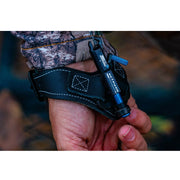 B3 Archery King Swivel Archery Release Aid with Adjustable Roller-Sear, Blackened Stainless Steel Jaw, Ergonomic Wrist Strap, Black, KGSCBK