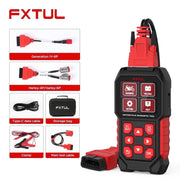 FXTUL M4 Harley Motorcycle Diagnostic Tool with OBD2, ABS, ECU, TPMS, IMMO Code Reader, Real-Time Data and Voltage Test MMT804#251022