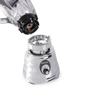 Oster 4655 Chrome Blender, 3 Speed, 5 Cup Glass Jar, 1000 Watt Motor, All Metal Drive System, Stainless Steel Ice-Crushing Blades