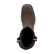 The Original Muck Boot Company Chore Western Alloy Toe Waterproof Work Boots for Men, Brown, Size 13 MCHWM91