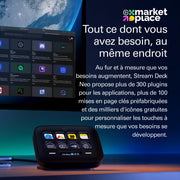Corsair Elgato Stream Deck Neo USB Productivity Controller, 8 Customizable Keys, 2 Touch Points, Dynamic Infobar Display, Black