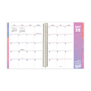 Blue Sky 157354 LiveWell Monthly Weekly Medium Planner, 7 x 9 in, Nova Navy, 15-Month October 2025 - December 2026